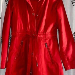 Laundry By Shelli Segal Red Trench Coat